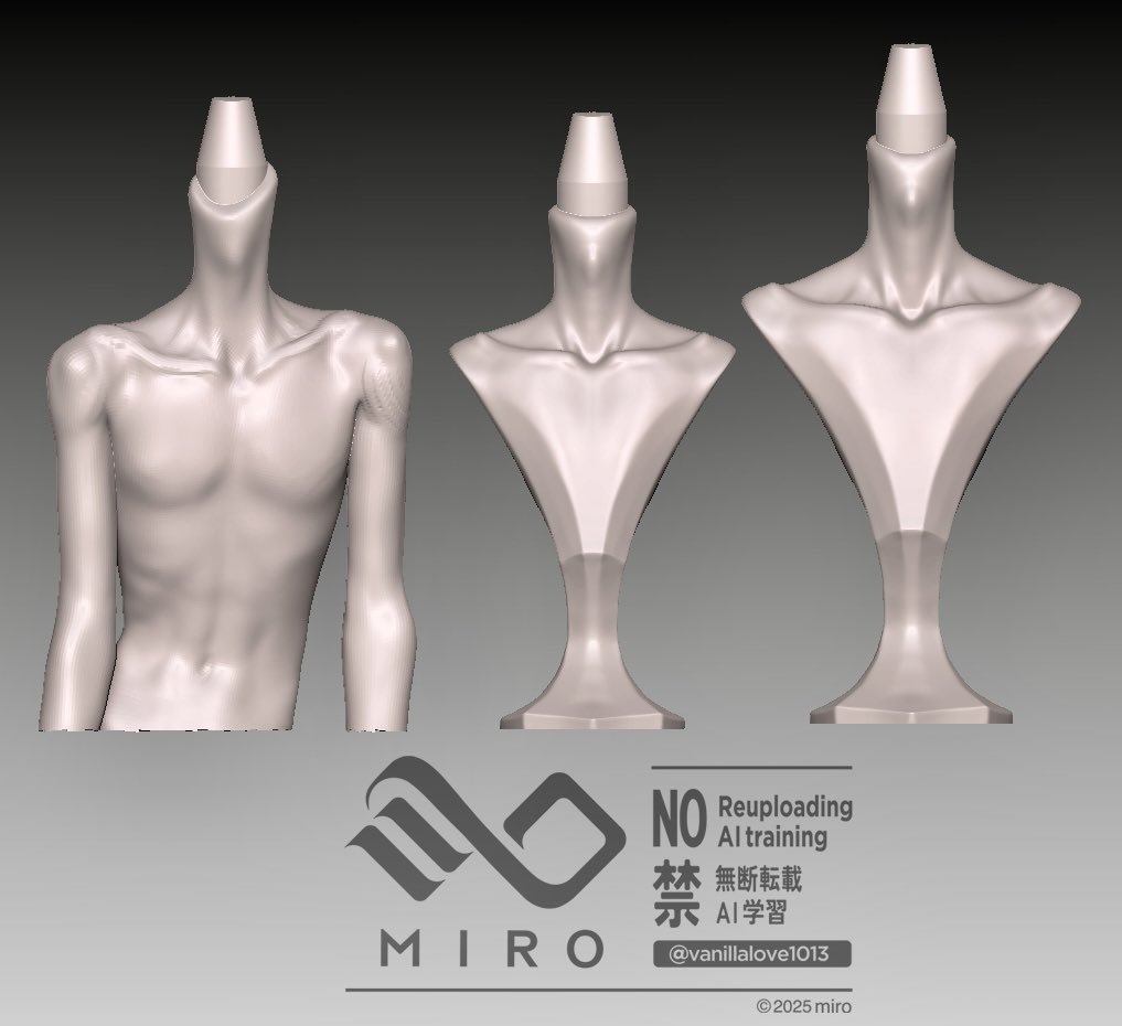 ミロ様ご確認用ページ☆ こちら右2つの胸像はとなモにて展示したいと思います！余裕があれば