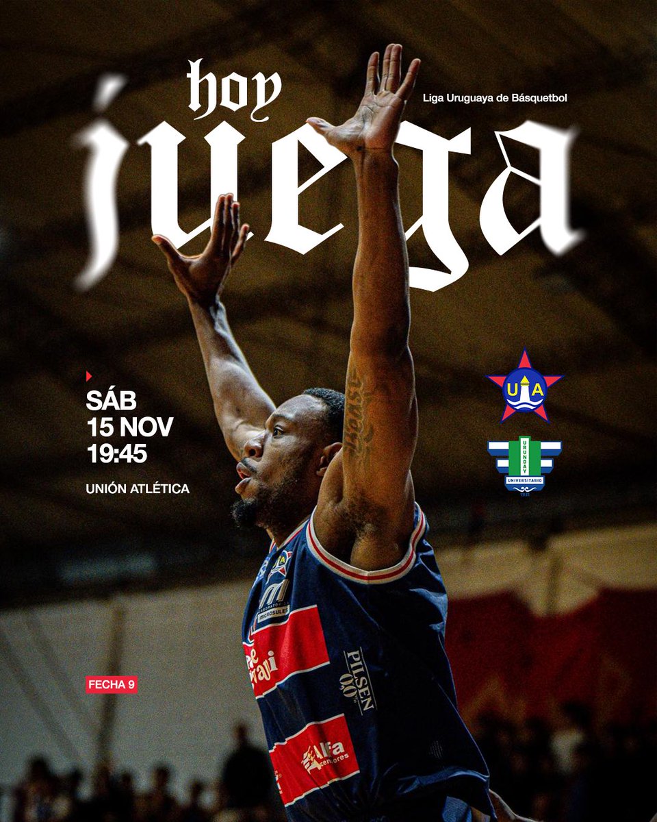 🙌🏼 ¡𝐇𝐎𝐘 𝐉𝐔𝐄𝐆𝐀 𝐋𝐀 𝐔𝐀!

🕣 19:45 hs 

🏟️ Unión Atlética  

📻 <a href="/radioazulgrana/">Radio Azulgrana</a>  

🎫 Entradas disponible en Tickantel 

#SomosUA 🔵🔴