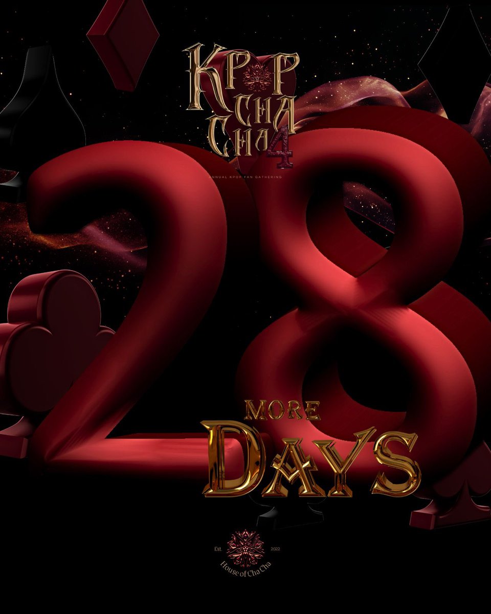 Kpop_Cha_Cha's tweet photo. 28 days until the biggest Kpop Fan Gathering in Sri Lanka! 🗣️

Grab the last few tickets before they run out! 👀🎟

#KpopChaCha4 #srilankankpopfans #kpopfanssrilanka #slkpoplovers https://t.co/8U3GdA1IY1