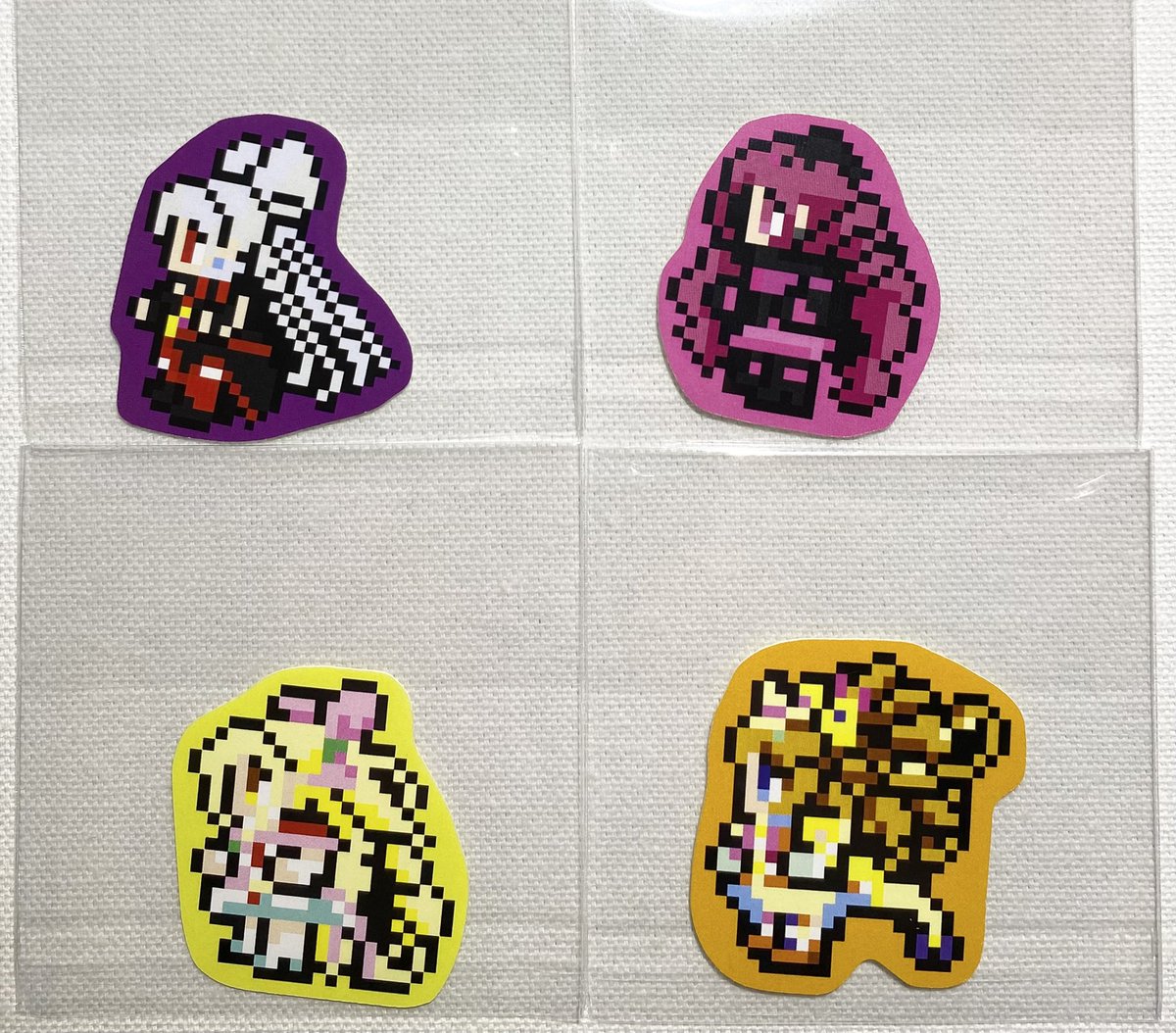 レイフレ大阪 頒布グッズ紹介 その4】 ドット絵シール追加です