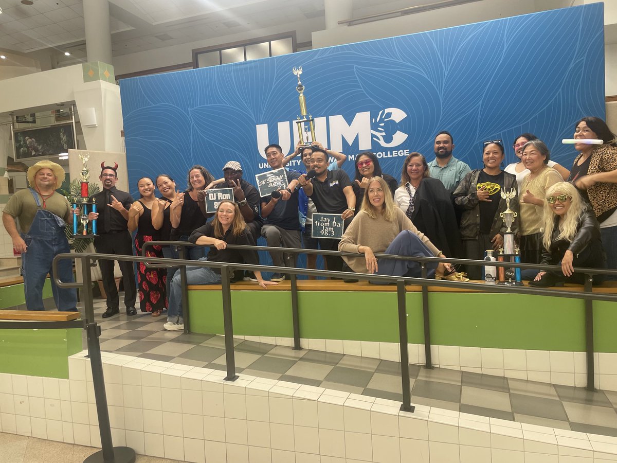 Congratulations to the winners of the Maui College Lip Sync contest - sponsored by the UHMC Academic Senate.  In first place Paul Thornton and Trent Neemi - the Devil Went Down to Georgia.  Happy Aloha Friday!