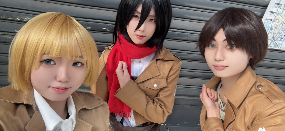 進撃の巨人でいます！！！
 #富士コス