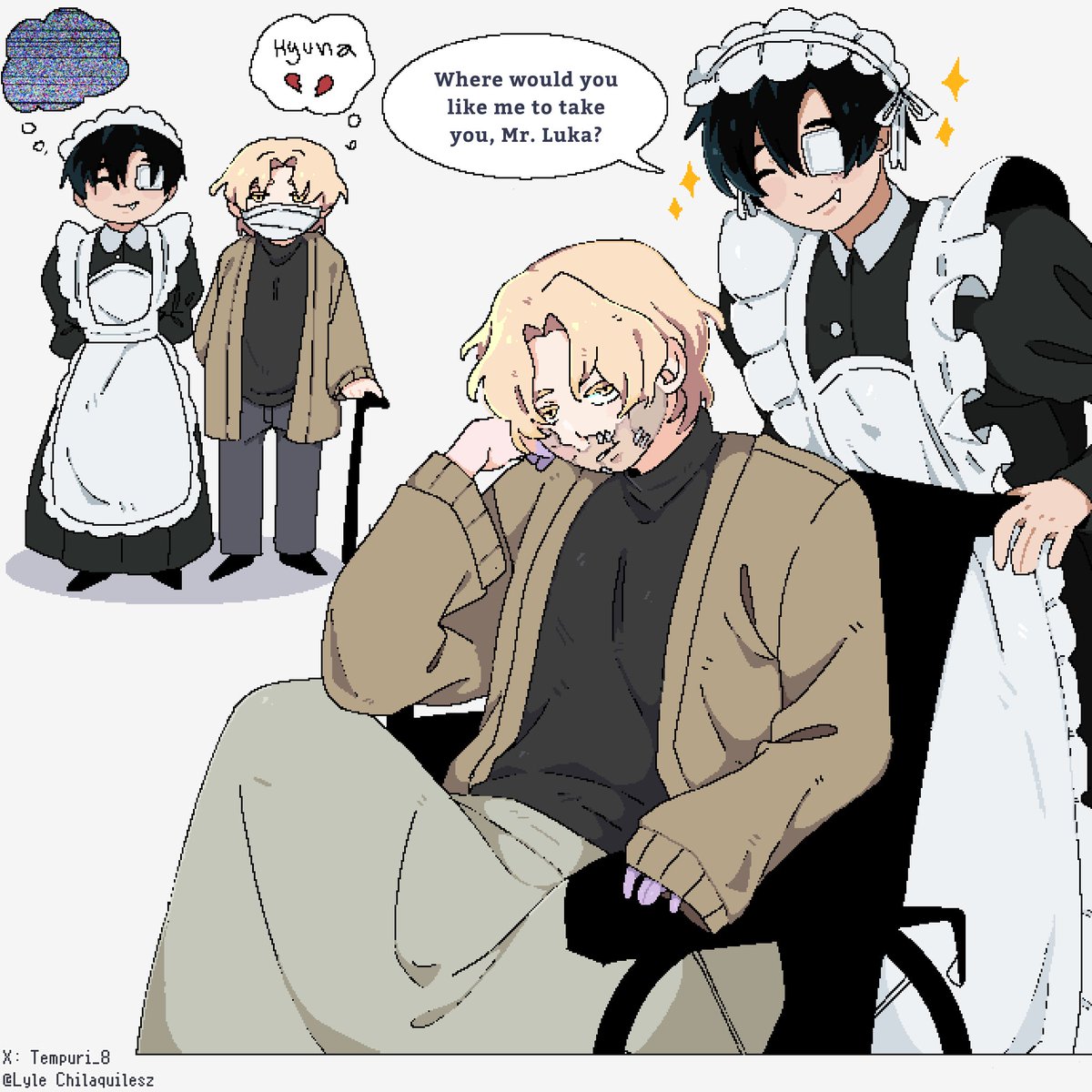 🌟Depressed Luka x Lobotomized Ivan Maid🌟(ALNST)
#alienstage #lukaivan #ALNST