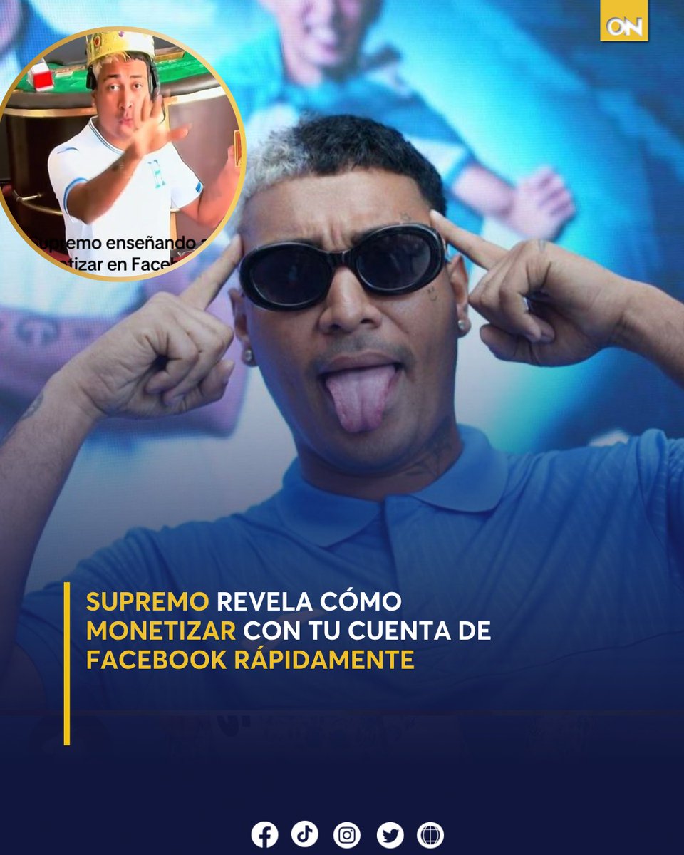11_Noticias's tweet image. 🔥📱 ¿Quieres ganar tanto dinero como Supremo? El influencer revela cómo empezar a generar ingresos fácilmente en Facebook .💸✨ 

Mira el video aquí:  oncenoticias.hn/nacionales/mon…

#FacebookMonetiza #Creadores #DigitalTips