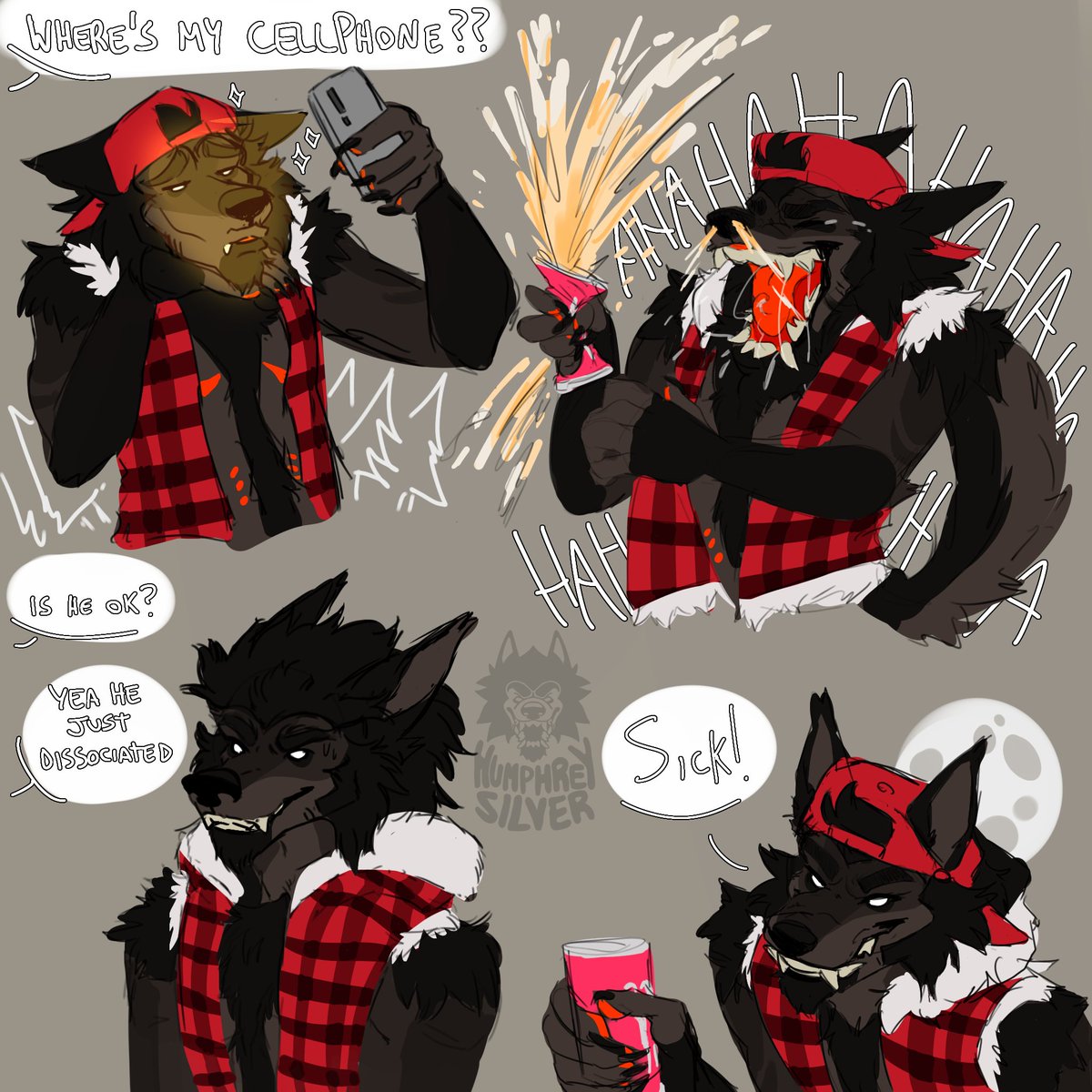 🐺Humphrey Silver🦴COMMISSIONS OPEN tweet media