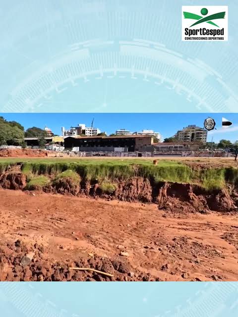 raulccp89's tweet image. Es que echaron el estadio de Olimpia y ya nada congela Asunción