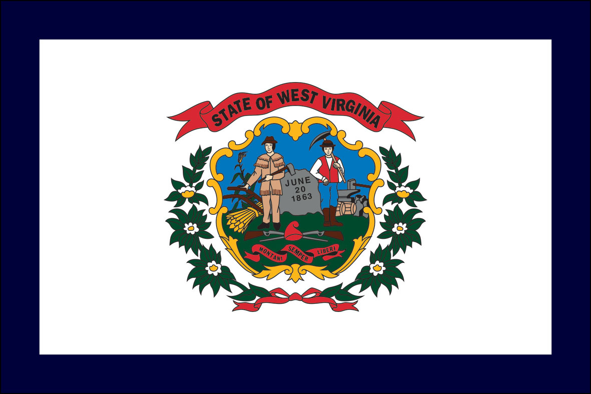 West Virginia - Half-Staff Alert - Governor Morrisey ordered U.S. &amp; West Virginia flags to half-staff at state buildings November 14, 2025 through interment (unknown) to honor Steve Lipscomb. flagsexpress.com/blog/flags-hal…