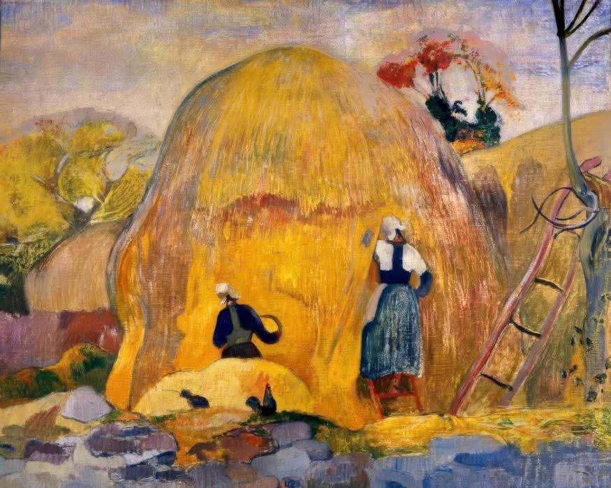 claudioborlotto's tweet image. Paul Gauguin - covoni gialli 1889