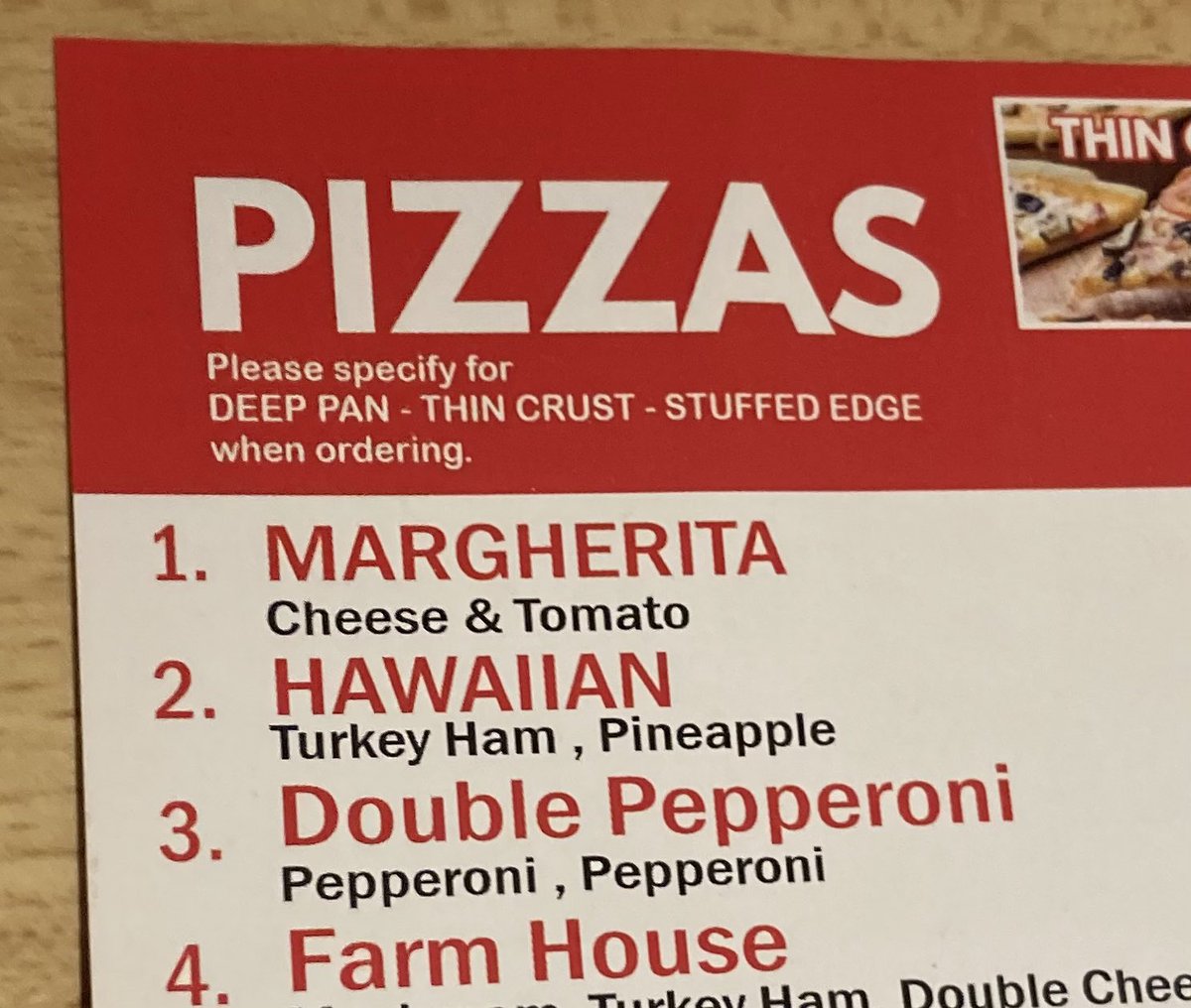 So what’s on the Double Pepperoni one again?