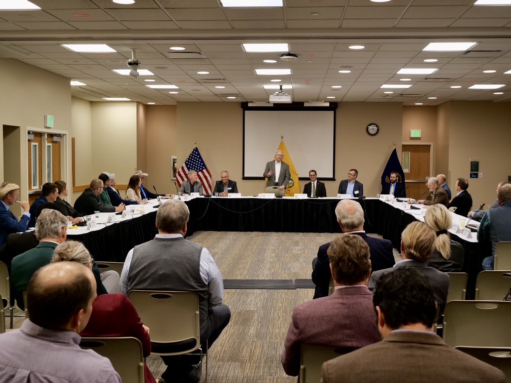 Great roundtable at <a href="/NDSU/">North Dakota State University</a> today discussing how the FY26 Ag Appropriations legislation I worked to secure will help take North Dakota’s ag leadership to the next level, strengthening NDSU’s Ag Risk Policy Center, advancing the AgTech cooperative agreement with <a href="/TheGrandFarm/">Grand Farm</a> and