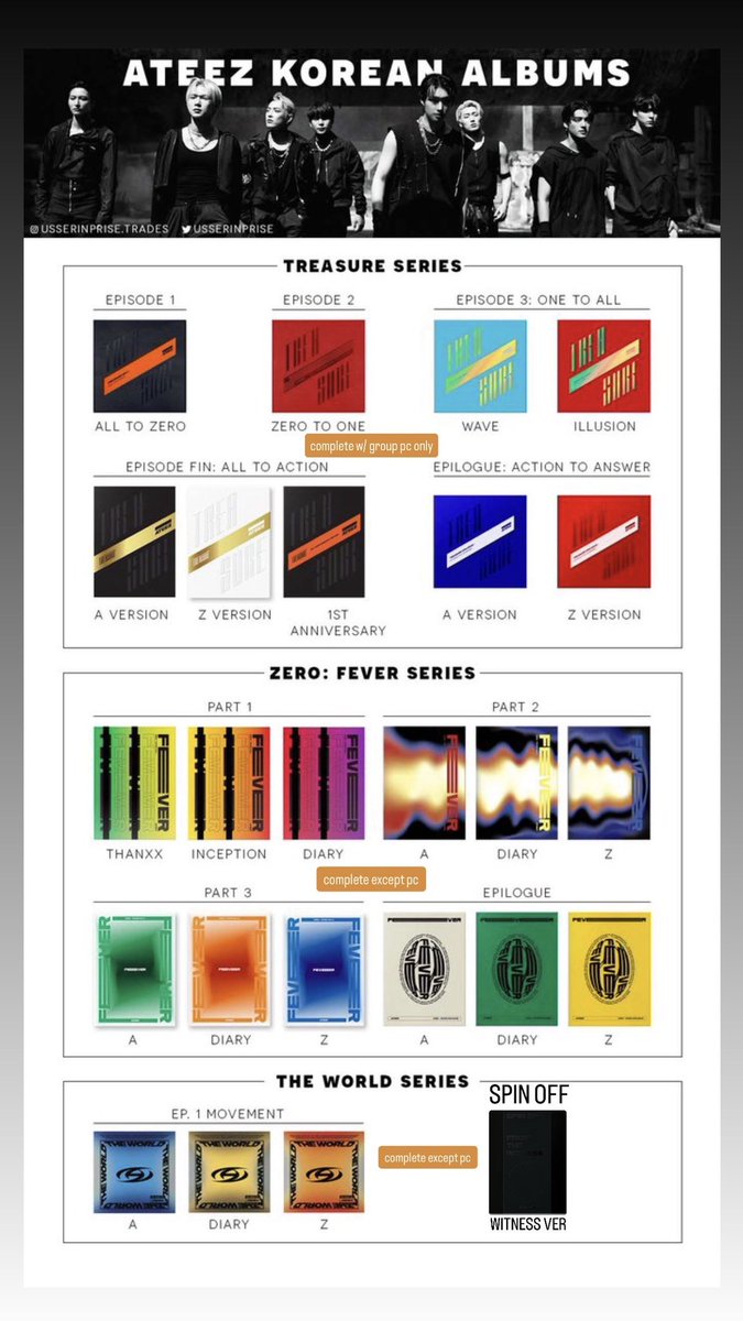 cygbns's tweet photo. hi! looking for kahati! 1st time hosting so please be patient with me 💗

shaded in black = taken ❌

💌 dm/comment “mine + (item/merch” to claim!

🏷️ wts lfb ph ateez bns korean album 2nd 3rd 4th membership fanclub kit san wooyoung yunho seonghwa yeosang jongho hongjoong mingi https://t.co/ixVHHNxN95