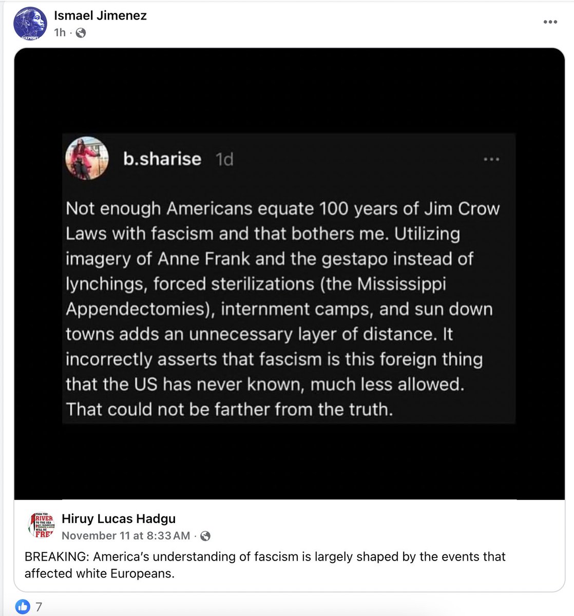 Another insightful post from the director of social studies curriculum for the school district of Philadelphia. Because when you think Anne Frank, you think "white European."