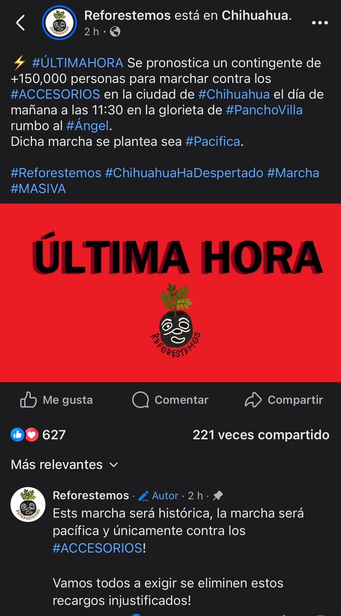 ComandanteChupa's tweet image. Mañana hay dos marchas. 
La de la #GeneracionZ y la de los #accesorios que son re cargos en el cobro de revalidación vehicular en #Chihuahua