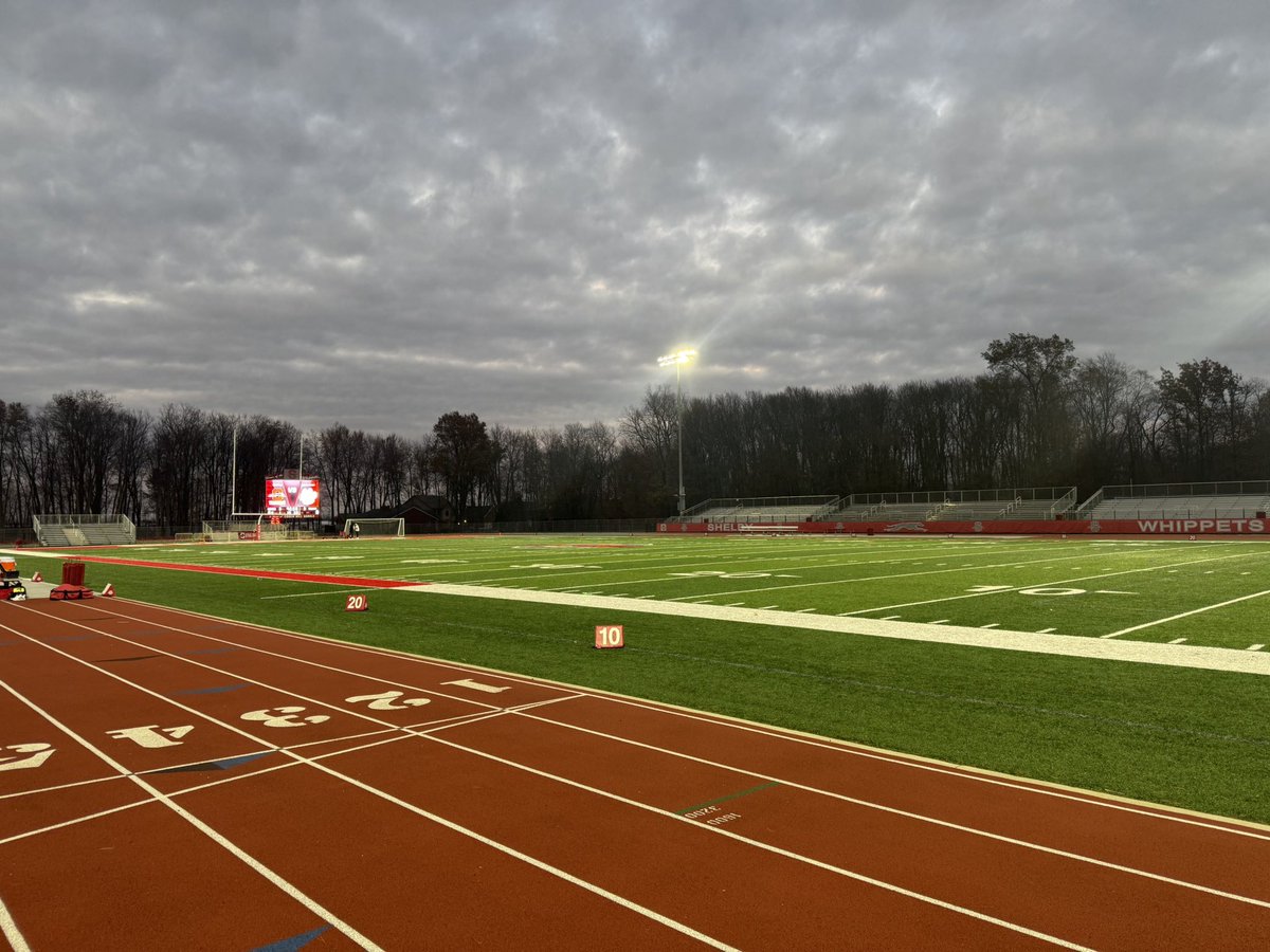 JakeFurr11's tweet image. Let’s roll! Regional semifinal time! Shelby hosting Lima Bath with a trip to the regional championship on the line. What a great night for November football!!