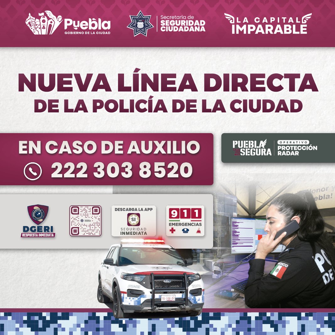 Nueva línea directa 📞🚨 #Puebla

Visita 👉 ow.ly/j1lY50XjjIB