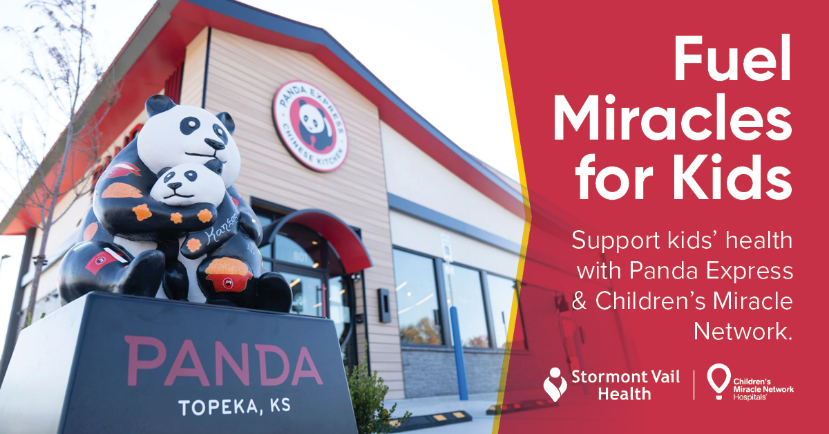 StormontVail's tweet image. 🎉 New @PandaExpress in Topeka!

As a @CMNHospitals partner, Panda Express has raised $200M+ for lifesaving care—including at Stormont Vail Health.

Read more:
ow.ly/QqAJ50XrXoW

#CMNHospitals #ForTheKids #GiveLocal