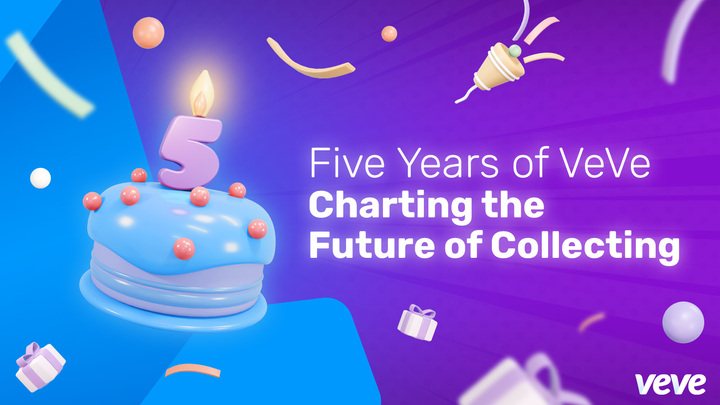 Tonight we’re celebrating our fifth birthday! Thank you for all your support, VeVe fam. Here’s to the next chapter of VeVe. We’re just getting started. 🎊 bit.ly/4oI6BhS