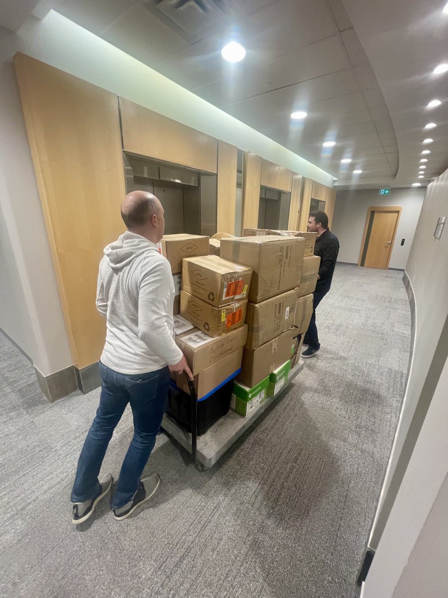 ngcoacanada's tweet photo. It’s all hands on deck at NGCOA Canada HQ! Badges are stuffed, boxes are packed, and we’re getting set for next week’s Golf Business Canada Conference &amp; Trade Show in Niagara Falls. The countdown is on — see you soon! ✈️⛳🚗

https://t.co/jZ2rgyioI1 https://t.co/aPq3WabZiz