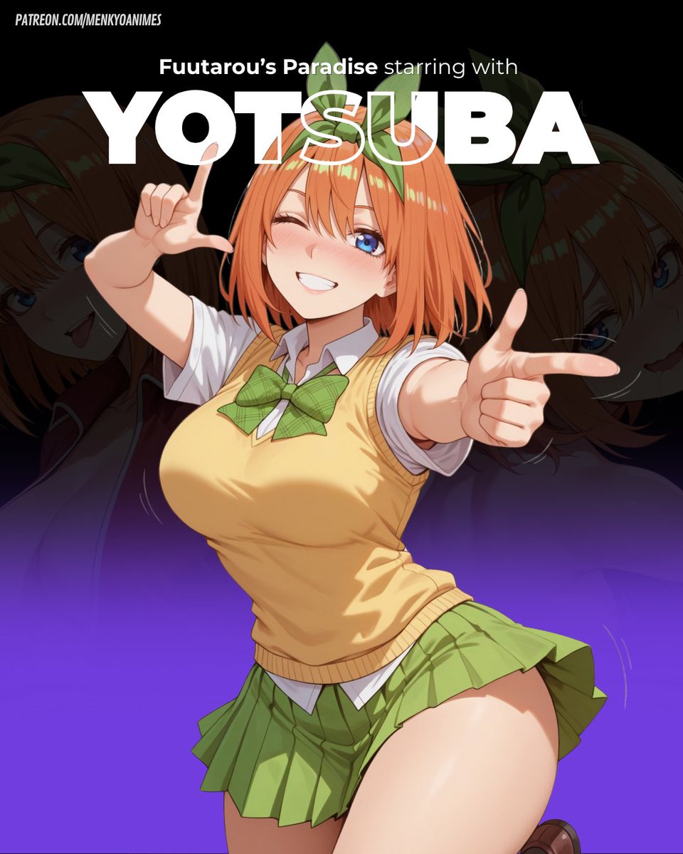 MnkAnms's tweet photo. Fuutarou's Paradise | 👰 Go-toubun no Hanayome
🎧 Miku Nakano
🦋 Nino Nakano
🥩 Itsuki Nakano
🍀 Yotsuba Nakano
🌸 Ichika Nakano
Spicy previews👉 @naughtymenkyo
#GotoubunnoHanayome #TheQuintessentialQuintuplets #GoToubunNoHanayome #Fuutarou https://t.co/6wIiqqG4BJ