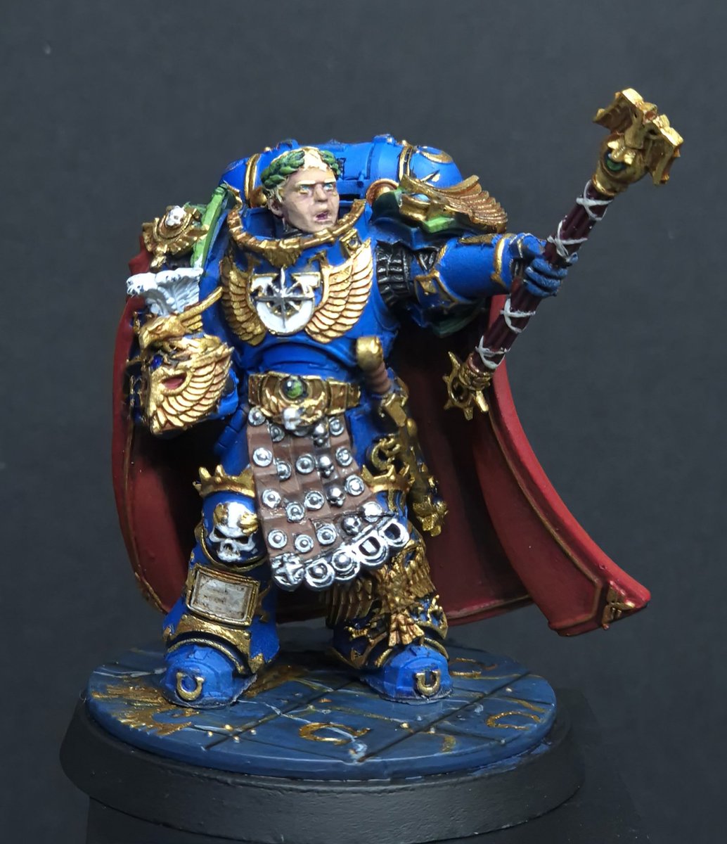 KaosKitbash's tweet photo. Consul de los Ultramarines acabado!

#warhammer40k 
#WarhammerCommunity 
#miniaturepainting
#ultramarines https://t.co/tjrMsK2Hrj