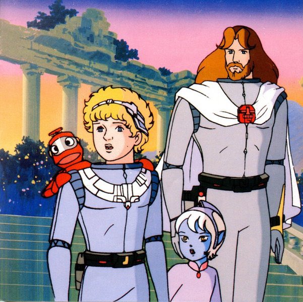 retroscifiart's tweet photo. Ulysses 31 was a 1981 Japanese-French animated series that reimagines the myth of Odysseus in a 31st-century setting. Created jointly by DIC Audiovisuel and Tokyo Movie Shinsha, the show ran for 26 half-hour episodes. https://t.co/QuDG3F71Jo