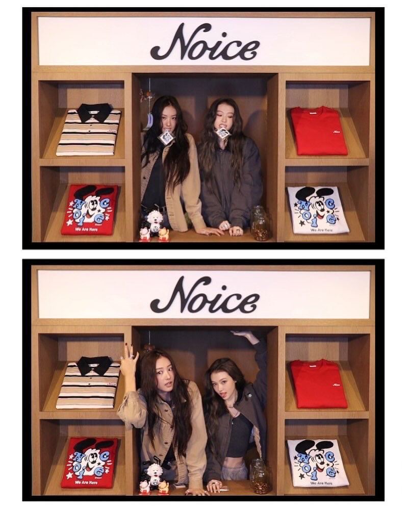 eclla's tweet image. Got my 𝘣𝘦𝘴𝘵𝘪𝘦 on my side, high up, 𝖦͟𝖺͟𝗐͟𝗈͟𝗇! 🎬👠  It doesn't counted as  bestie hangout if it isn't taking pictures together, on our chicest outfit, at the coolest vogue store. The fashionable duo, us thinks.