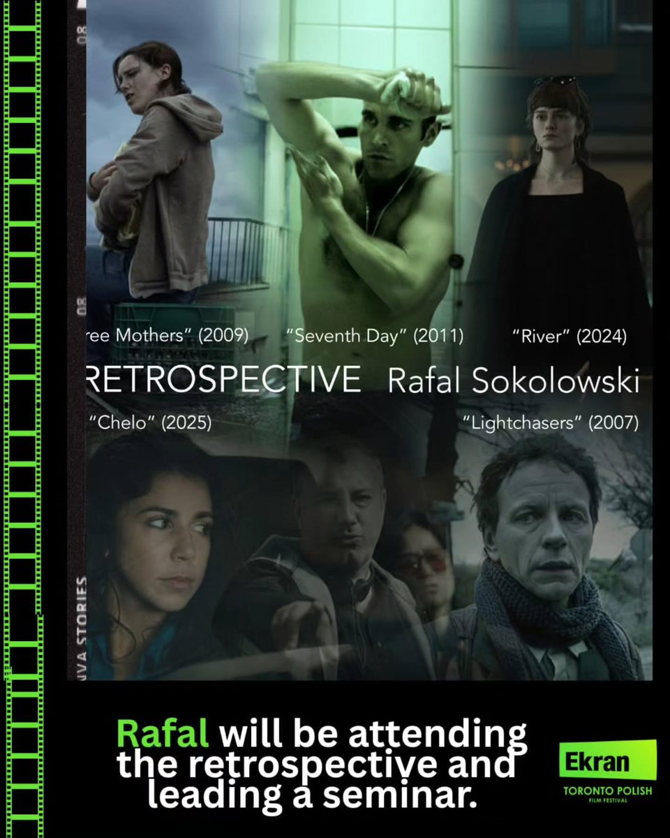 Discover the quiet edges of memory, identity &amp; presence in Rafal Sokolowski’s work. This year, Ekran Toronto presents a full Retrospective + an intimate seminar with Rafal himself.

📅 Nov 23
1:00PM Seminar (Ekran HQ)
3:00PM Retrospective (Innis Town Hall)
ekran.ca