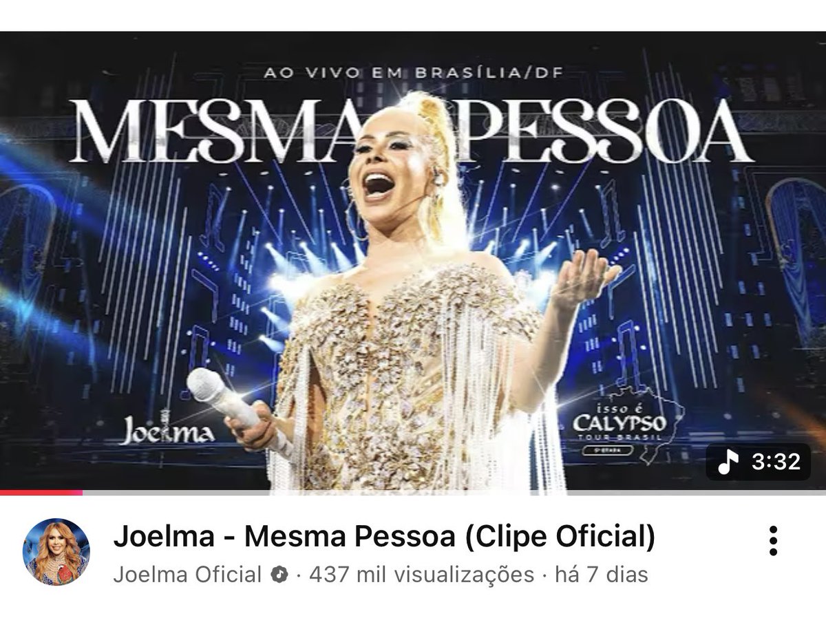 joelmaupdate's tweet image. É HIT!! O clipe de Mesma Pessoa ultrapassou 400 mil plays no YouTube! Já assistiram essa obra de arte hoje?