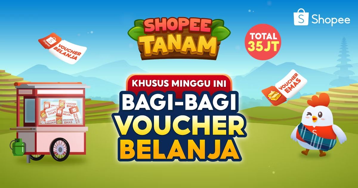 Shopee Tanam Bagi-Bagi Voucher Untuk Kamu! Tinggal klik di sini >> shp.ee/87hdux8bjvv