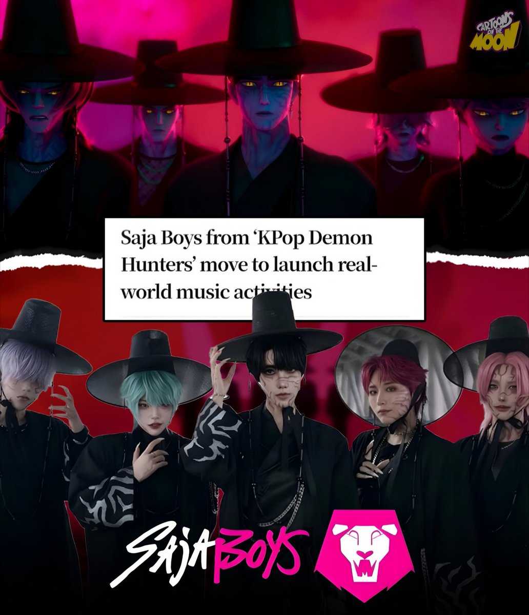 ¡LOS SAJA BOYS están en planeación para ser una banda en la vida real!
  
Según informa The Korea Times, el grupo Saja Boys ha solicitado su ingreso en la Federación de Intérpretes Musicales Coreanos (FKMP).

Lo que indica planes para debutar oficialmente en el futuro.