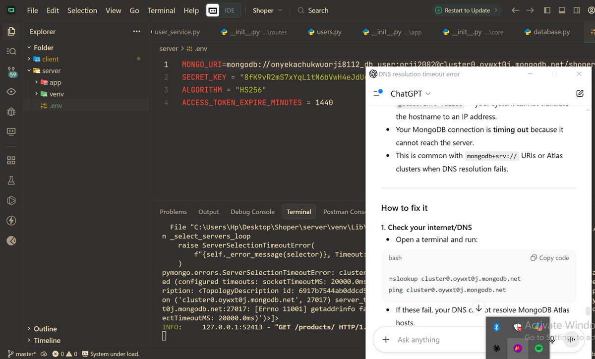 alpha_the_dev's tweet image. The time is 12:17 AM, I we're still building in public.