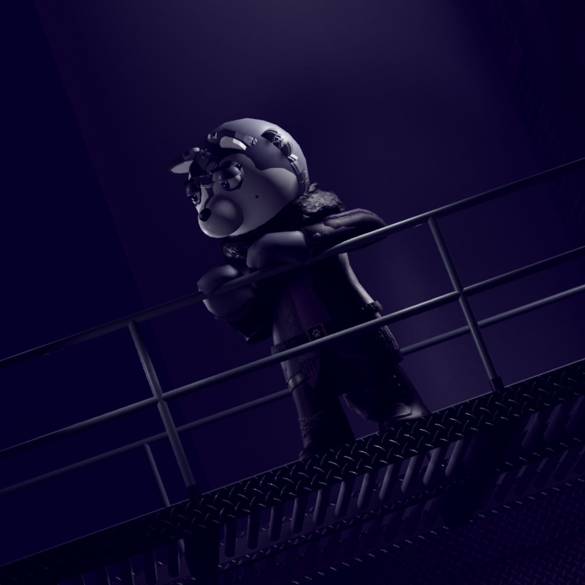 RealLuniona's tweet image. Willow, A determined wolf, wanting to meet ends with a filthy police officer, but gets a reminder of the past.
Voiced by: Allison Cossitt
--
Mistaken Part 1, 2026. 
#Mistaken #RobloxPiggy #Piggy