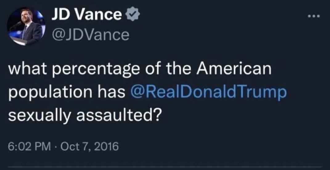 carreon_jac0913's tweet image. You know what else is real? Pedophiles.

Just ask JD.