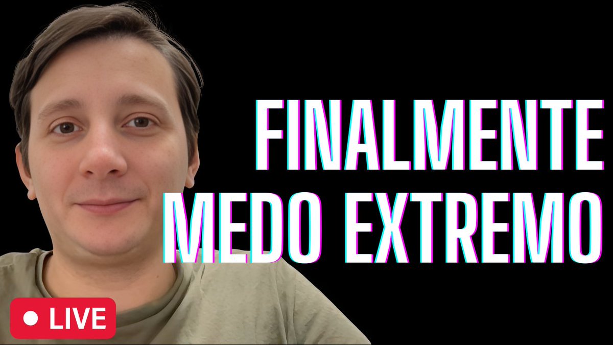 📺LIVE: FINALMENTE MEDO EXTREMO!

LIVE 21h00 AQUI 👇👇👇

&gt;&gt; youtube.com/live/MqRiJPFSK…