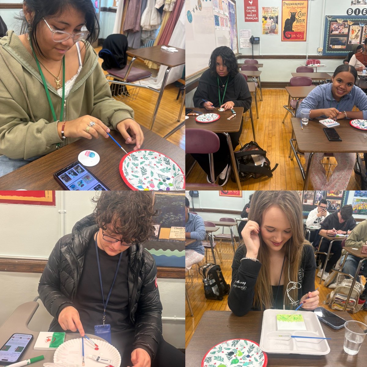 C_Lista_WHS's tweet image. ✨ The French Club’s mini magnetic canvas activity was a success! Merci to everyone who joined in and got creative! 🇫🇷🎨 #WeeOui #Weecreate @WeehawkenTSD