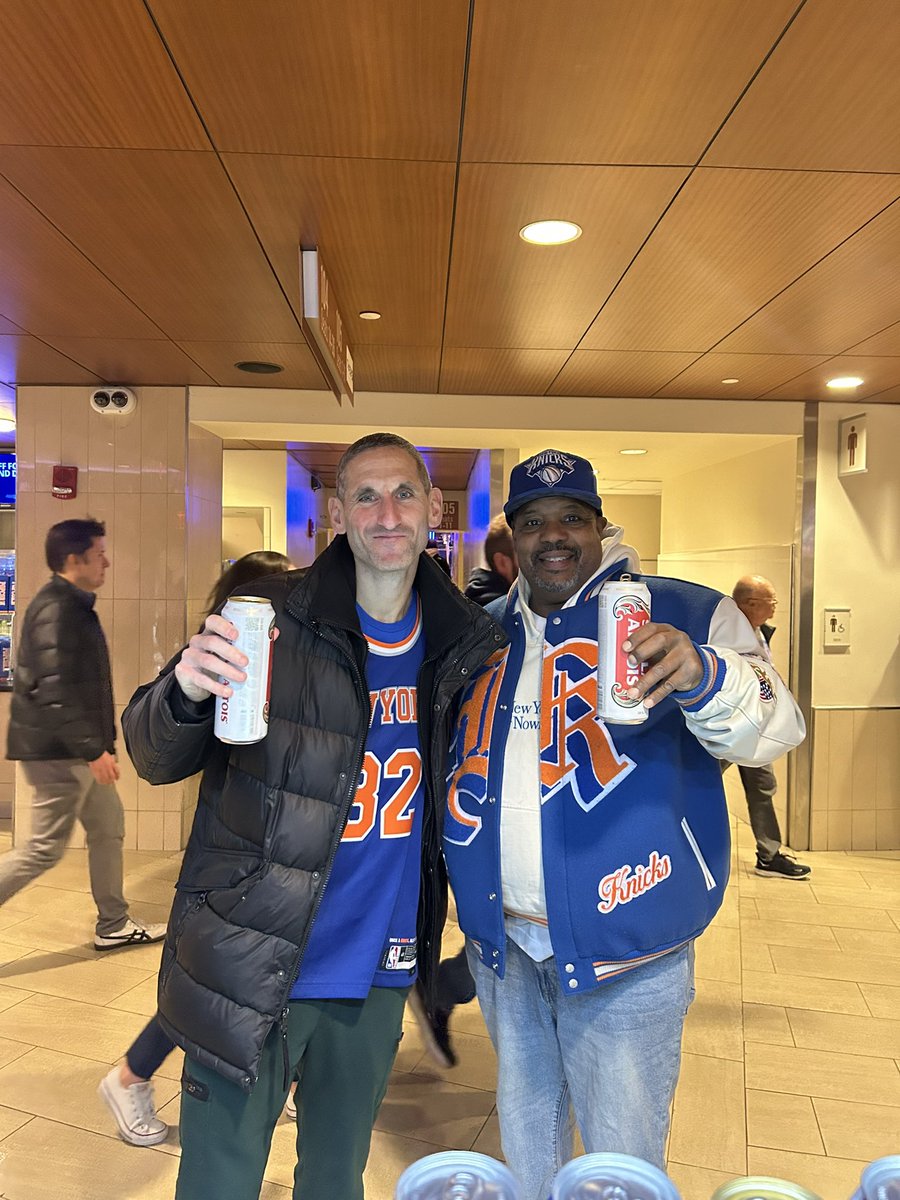 Me and <a href="/gregarmstrong01/">Greg Armstrong</a> tha Gawd tapping in pre-game #NewYorkForever