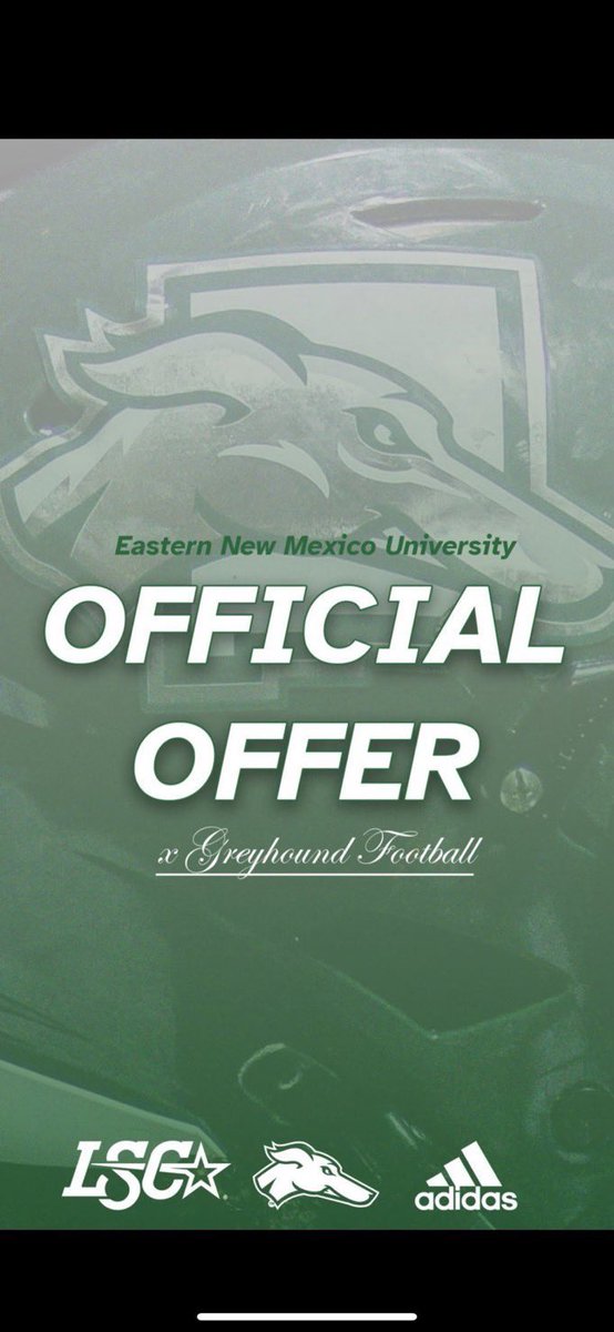 BrysonBloom's tweet image. After a conversation with @CoachKelleyLee I am blessed to receive my second offer (1st D2) from ENMU! #AGTG

@CoachCiscoAHS @CoachKyleShoot @AaronCisco4 @ScottSing82 @PrepRedzoneNM @cjrecruiting2 @Perroni247 @MikeRoach247 @MikeFarrellESPN