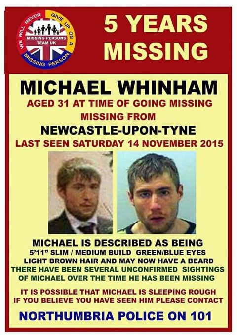 adams_jarad's tweet photo. Michael Whinham went missing exactly ten years ago. He was last seen on Saturday, November 14th 2015 #MISSING #MissingPerson #unsolved https://t.co/J8qlH0cKWa