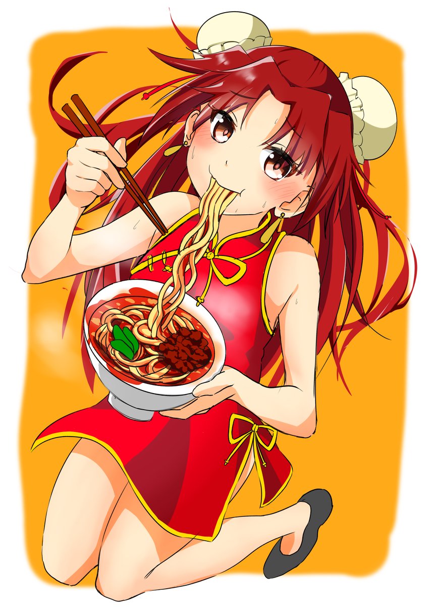 担々麺が食べたくて…気づいたら描いてた杏子ちゃん