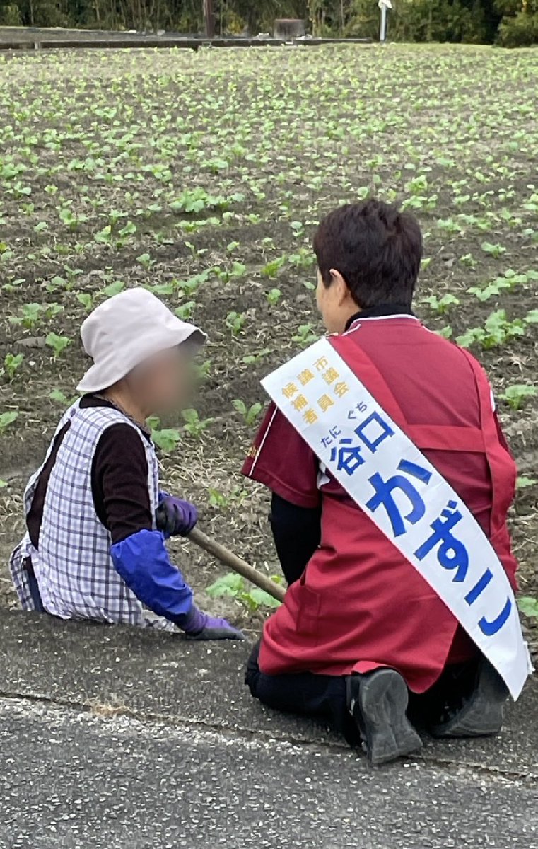 【🚨阿南市議会議員選挙 本日最終日！】

徳島県総支部連合会（<a href="/kokumin_tks/">国民民主党徳島県総支部連合会</a>）全直応援！🔥 

#谷口和子 候補、いよいよ最後の訴えです！ 

阿南市の皆さん、谷口候補の政策は皆さんの「暮らし」に直結しています。

✅ 子育てや介護で悩む人を置き去りにしない。
✅