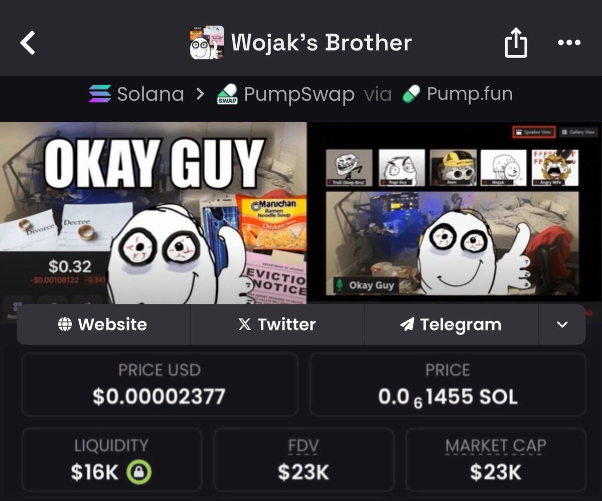 mooning_gems's tweet photo. #okayguy $23K β $289k MC π₯
TG caught it mid-silence.
Alpha clean, entry cleaner.
Output speaks.
DM to ride next wave. π
5DjwuzkjFn7T9a2Re1qVVEksq2qX5GP2cT6vdJkbFGNz https://t.co/U3izDNGidE