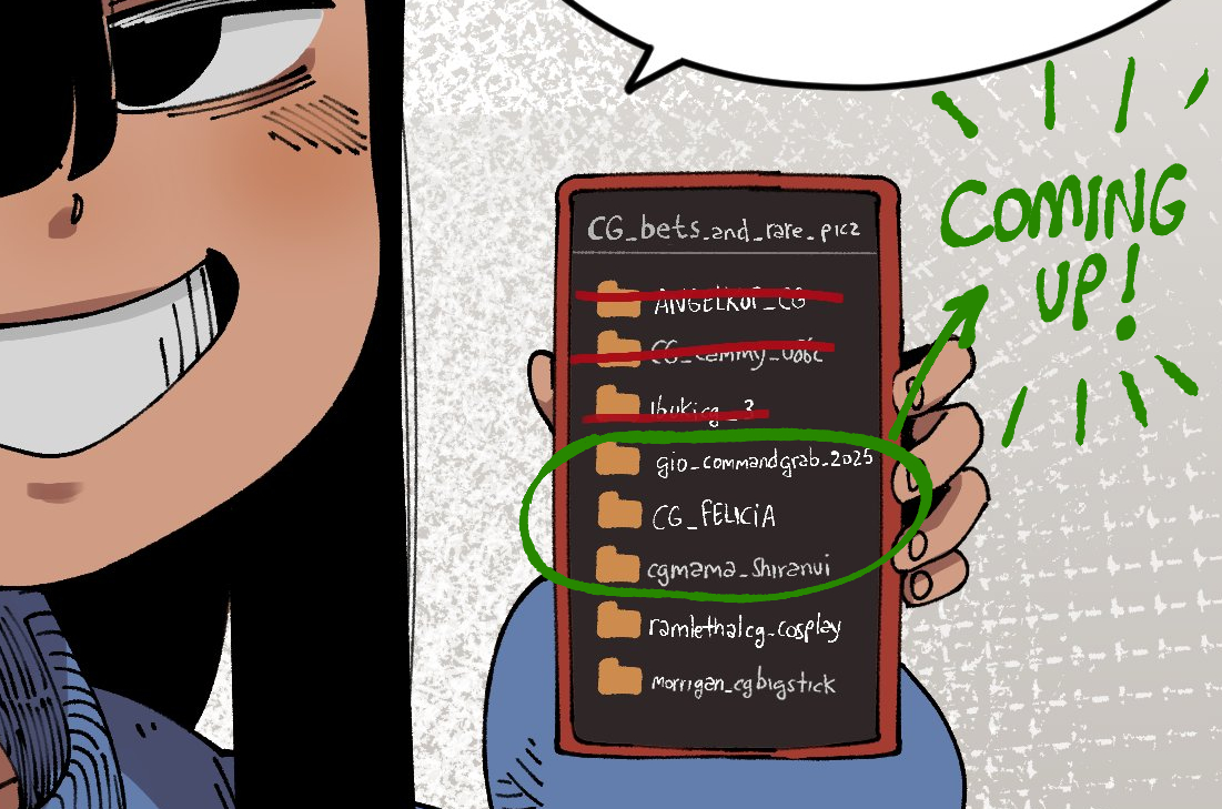 Ayy thank you all for 361 plushies so far!
I'm currently working on the milestone sets!
CG cosplaying as Giovanna, Felicia and next her mom as Mai Shiranui.
If we can get even further more I'll draw more sets!
Next milestone is at 375 and then 400!!
makeship.com/products/comma…