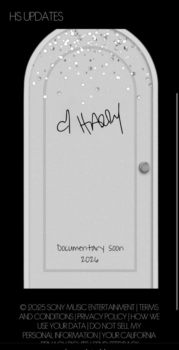 StrwbrryTadashi's tweet image. This is on Harry Styles’ website ??? Documentary ???? Hello???