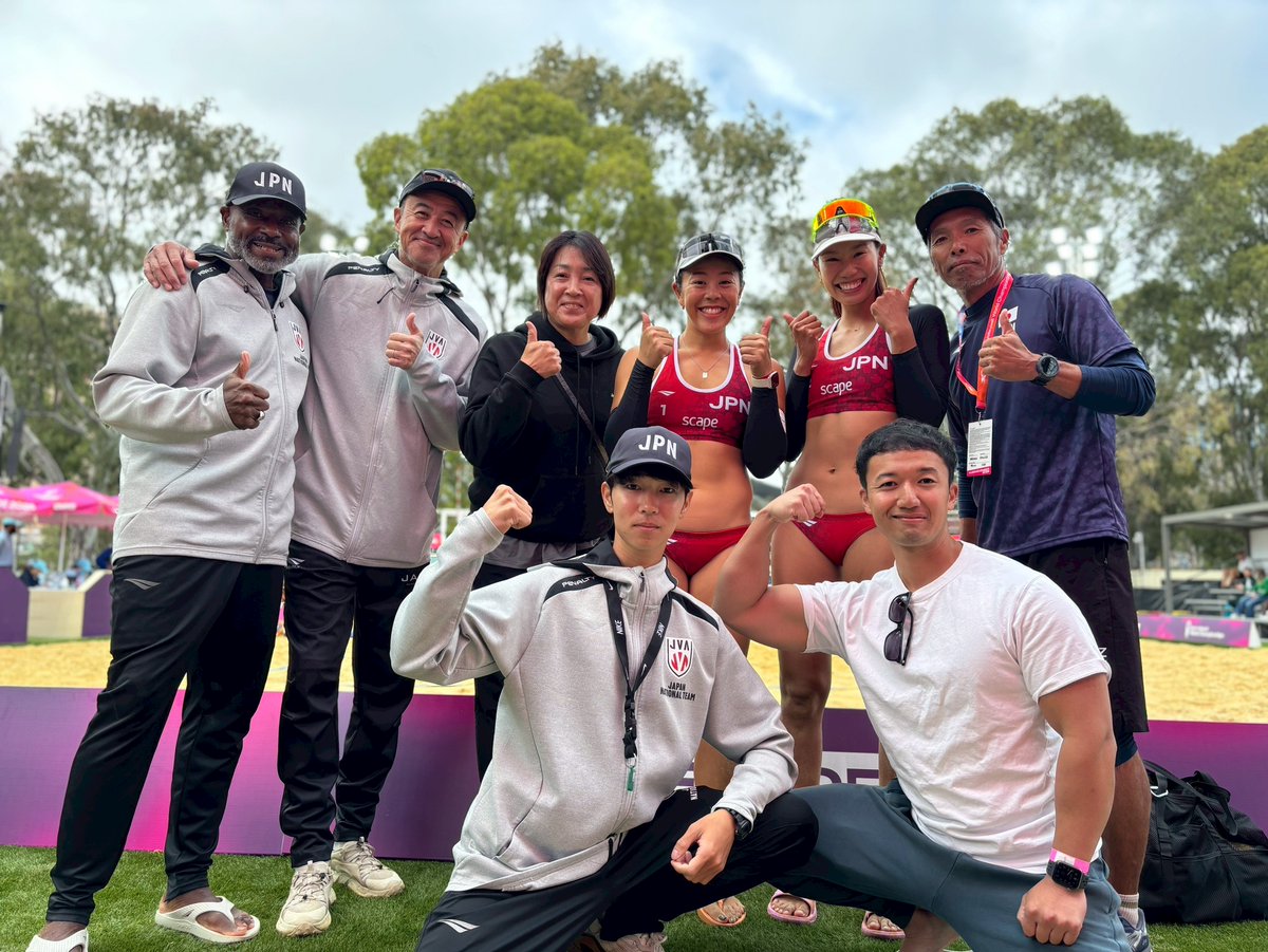 🏖️2025ビーチバレーボール
世界選手権大会
🚩アデレード（オーストラリア）

まずは一勝🫶✨
ストレート勝ちでスタート👍

Pool E
🇮🇹Scampoli/Bianchi vs 🇯🇵Shiba/Reika👑
0⃣ー2⃣
22-24
14-21

この試合の詳細はこちらから👇
x.gd/E8qdZ

今後のプール戦スケジュール👇