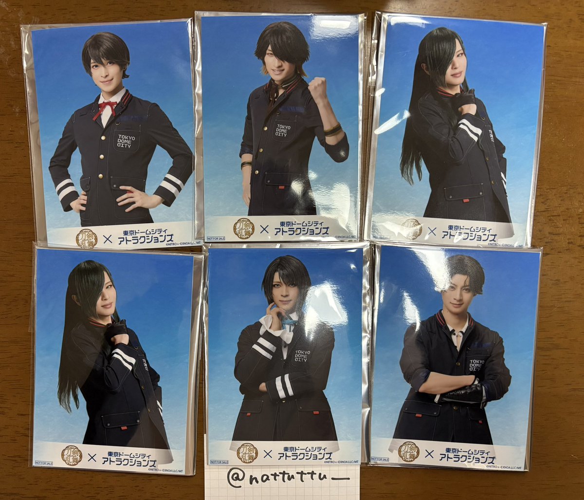 nattuttu___'s tweet photo. 《交換》刀ミュ ミュージカル刀剣乱舞
十周年記念 乱舞博覧会 会 東京ドームシティ フード ドリンク コラボ 特典 ランダムブロマイド

譲)堀川国広、長曽祢虎徹、にっかり青江(2)、松井江、豊前江

求)石切丸、髭切

本日15(土)TDC内手渡しにて取引してくださる方。どなたもお気軽にお声掛けください https://t.co/90YJa7CCMq