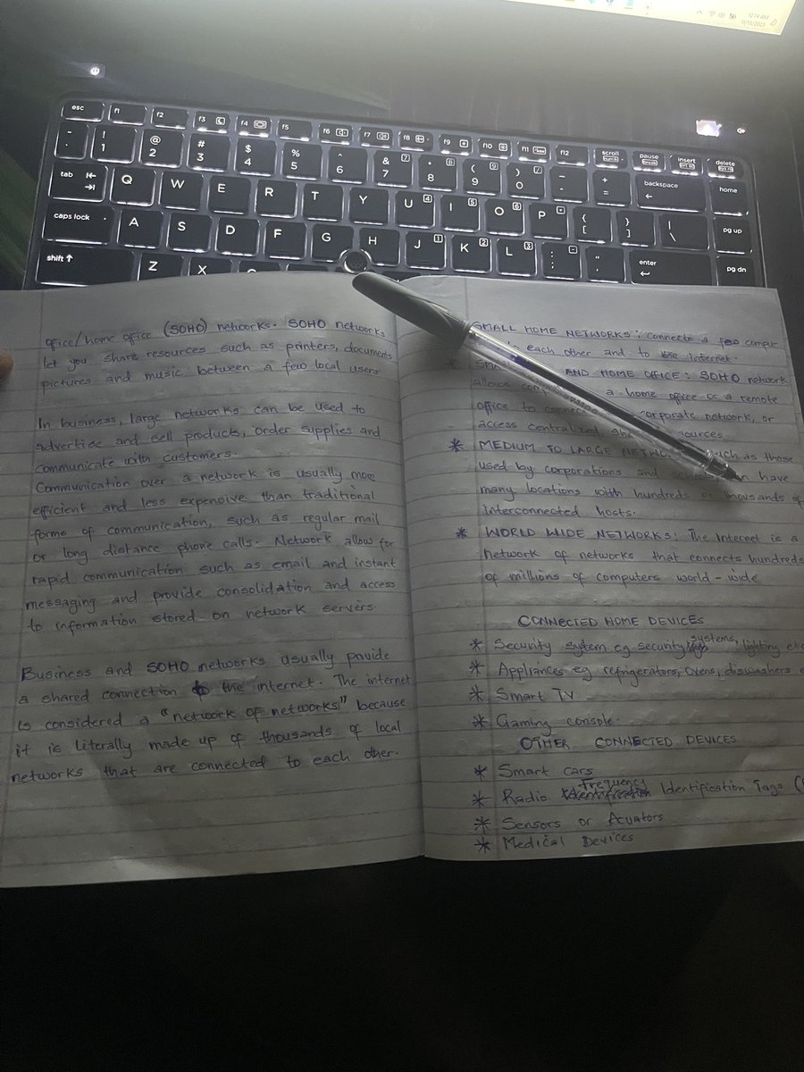 NnajiDaniel_C's tweet image. As part of my cybersecurity mentorship, I started Networking Basics with @CiscoNetAcad &amp;amp; I just wrapped up Module 1.

Learned about network types, methods of data transmission &amp;amp; the role of bandwidth &amp;amp; throughput in network performance.

@ireteeh @segoslavia @jay_hunts 
#TeamApex