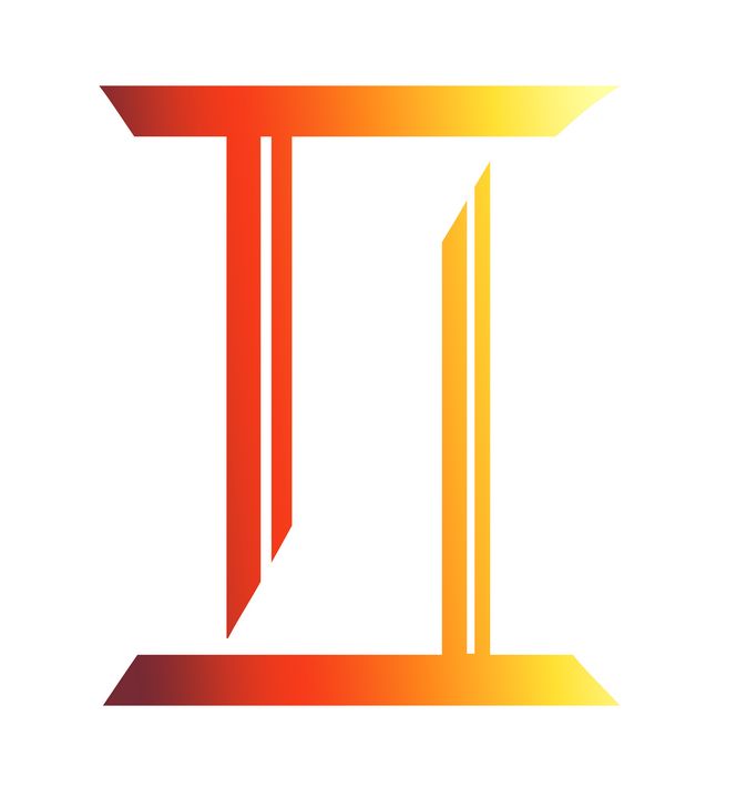 KyRiffle's tweet photo. Art of the Day! "Gemini Logo". Buy at: https://t.co/F6Poyyn3PJ https://t.co/FJS2oZfAbh