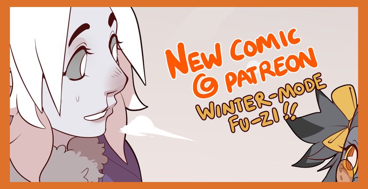 Fu-Zi got a new look över at pätreön~ ! in a  comic 
I found out lynx's get winter fur so ofc she gets it too... 
+ she needed a new winter-attire.

#dnd #dungeonsanddragons