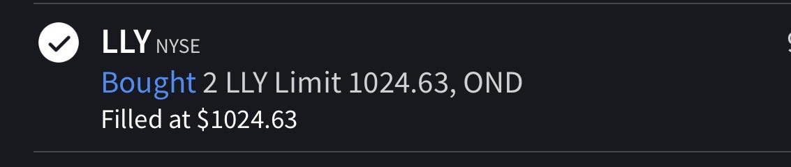 MoFhazil's tweet image. Bought some $LLY at 1024 based on weekly breakout strategy!

$SPY $QQQ