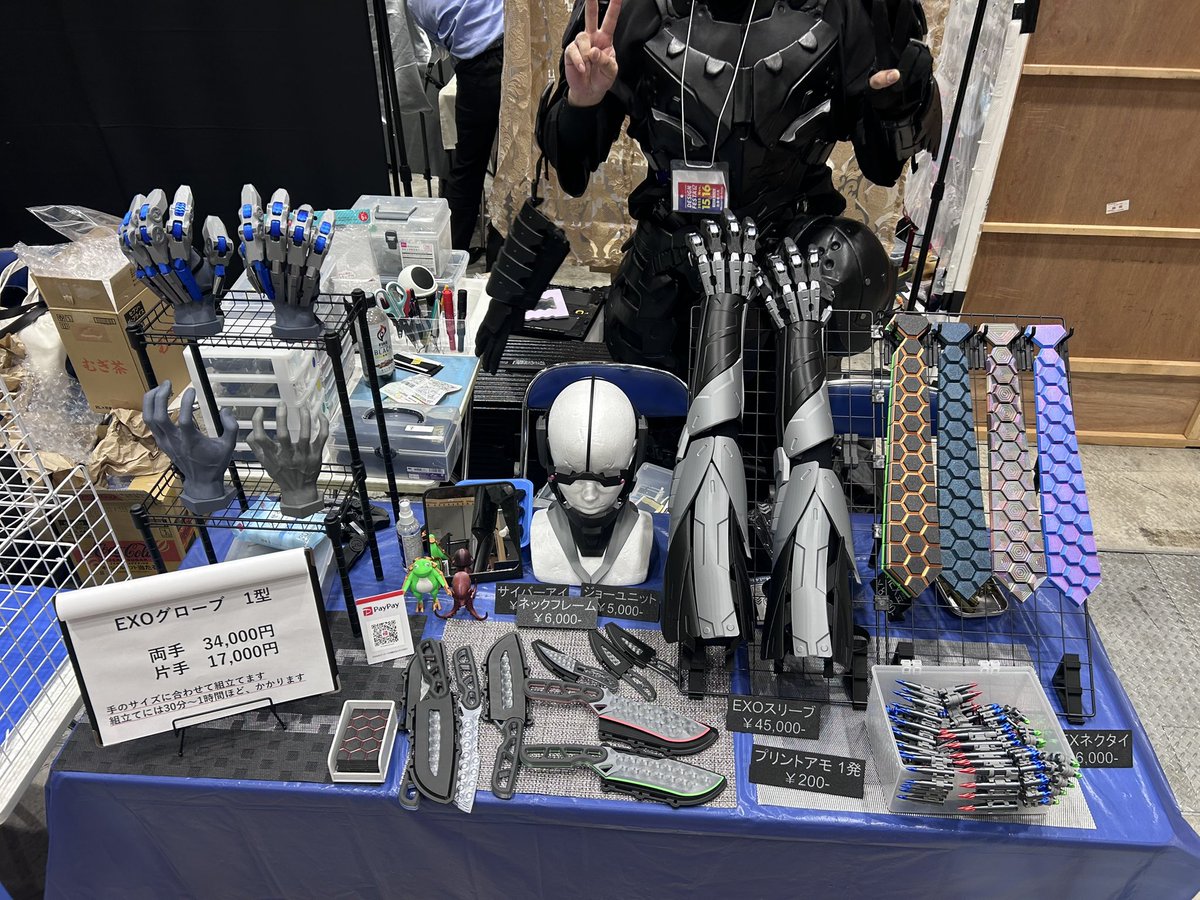 hex_crafted1376's tweet image. 設営完了

 #デザフェス62 
 #HEX_Crafted